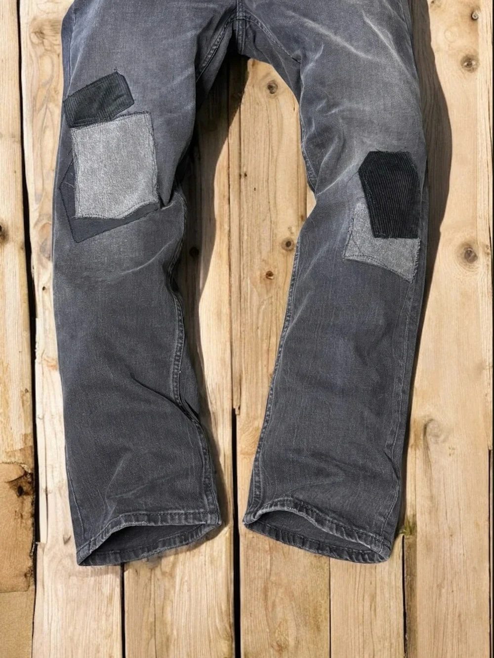 Levi’s 511 Slim Black Wash Distressed Vintage Men’s Size 38 x 32” Jeans